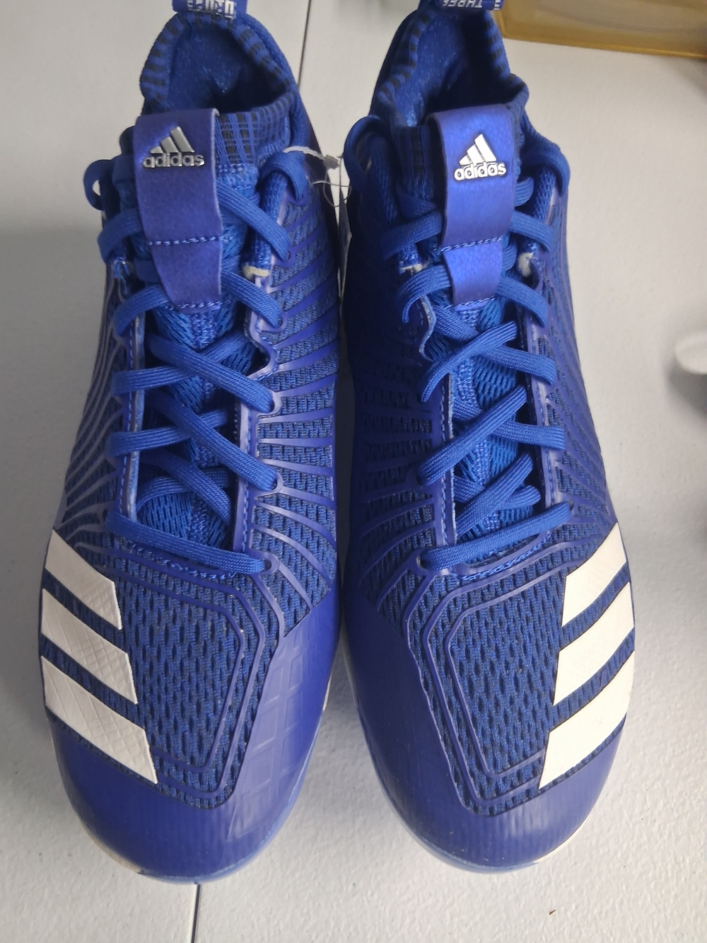 Adidas Kids Blue Athletic Baseball Shoes